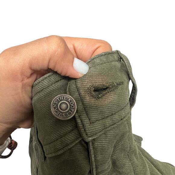 THE KOOPLES Lace Up Shorts‎ Olive Green Women’s Size 1 (Small) - Picture 10 of 13